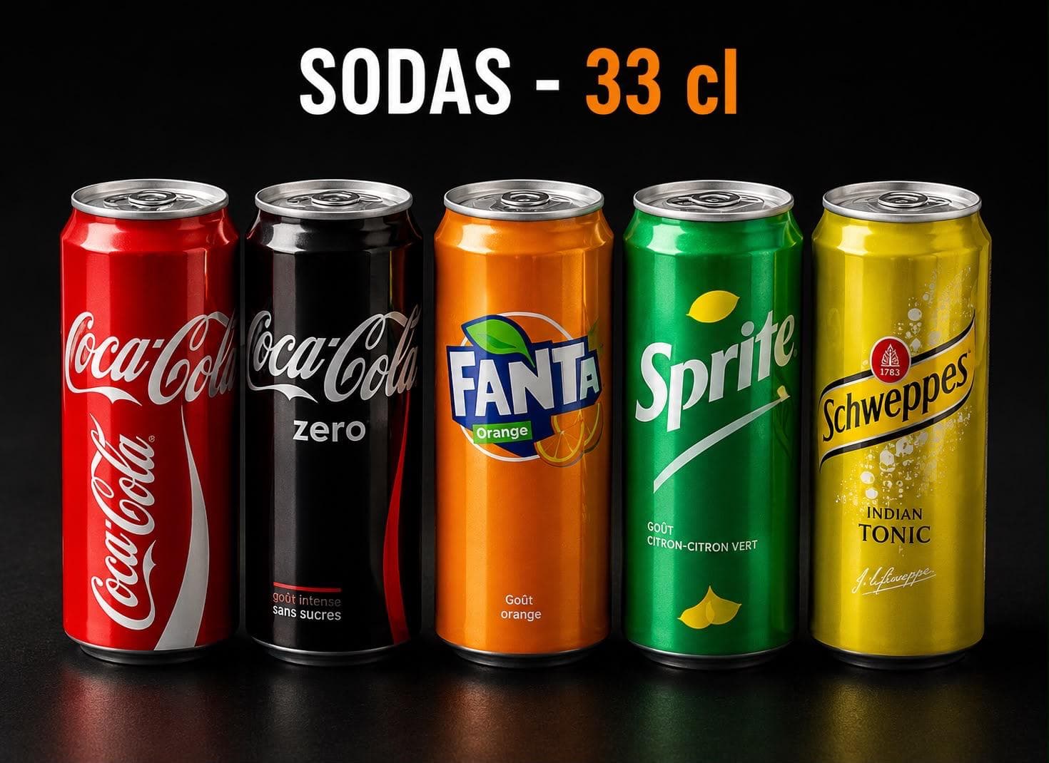 Sodas 33 cl — CHAUDPATATE